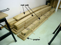 king size bed -- rough sawn lumber