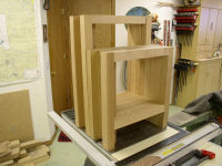 nightstand, dresser -- dry-fit legs and stretchers