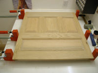 roll top desk -- glued and clamped