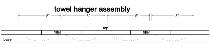 towelhanger -- assembly