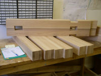 apple cider press -- posts and beams cut to size