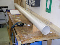 10ft 6" PVC pipe
