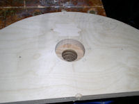 Bearing template on bearing block