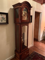 Grandfather clock, FJames P. Davenport