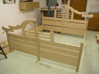 king size bed -- dry fitting whole bed