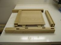 nightstand -- side assembly glue up