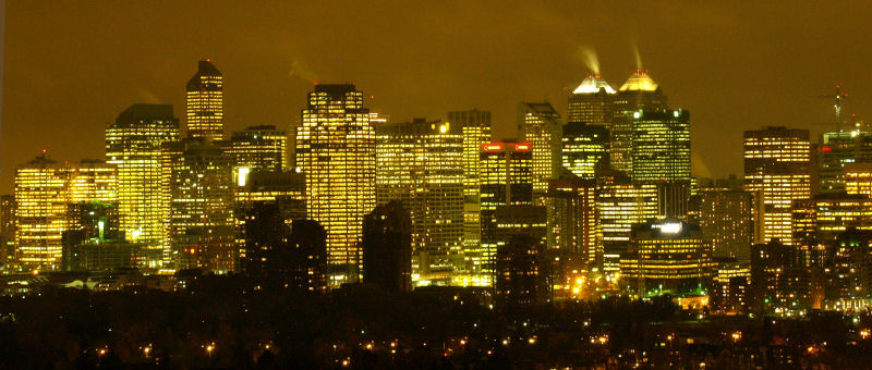 Calgary Skyline at night